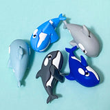 dolphin dolphins whale whales bead beads uk cute kawaii craft supplies crafts blue grey light dark pale turquoise soft jumbo big jewellery supplies shop store chunky make your own beaded pen