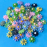 daisy daisies resin plastic acrylic flower flowers floral flatback flat back backs flatbacks fb fbs embellishment pretty craft supplies crafts shop store uk kawaii cute colourful 13mm chunky 3d