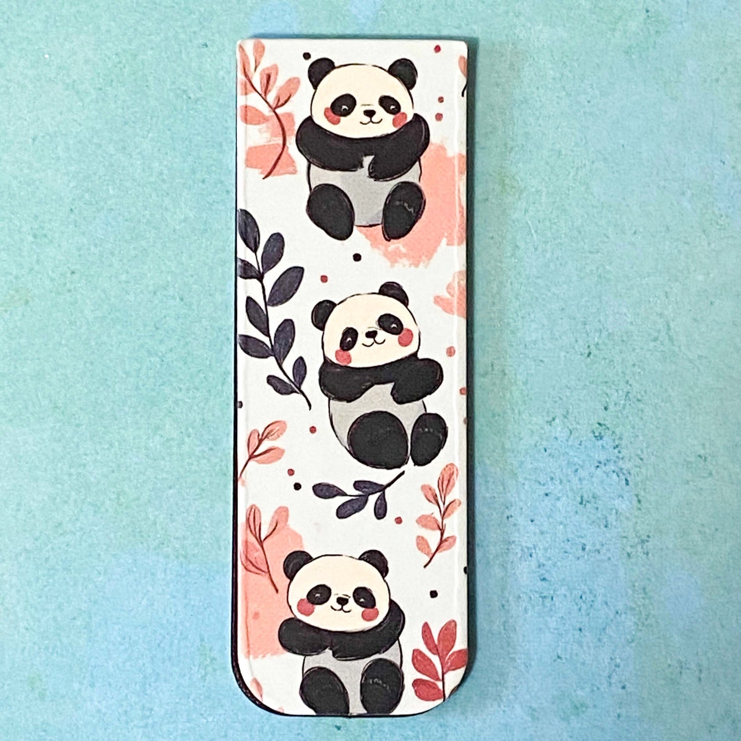 panda pandas magnetic book mark bookmark bookmarks cute kawaii gift gifts uk shop store pretty folding small mini present ideas floppy bookmk  fun