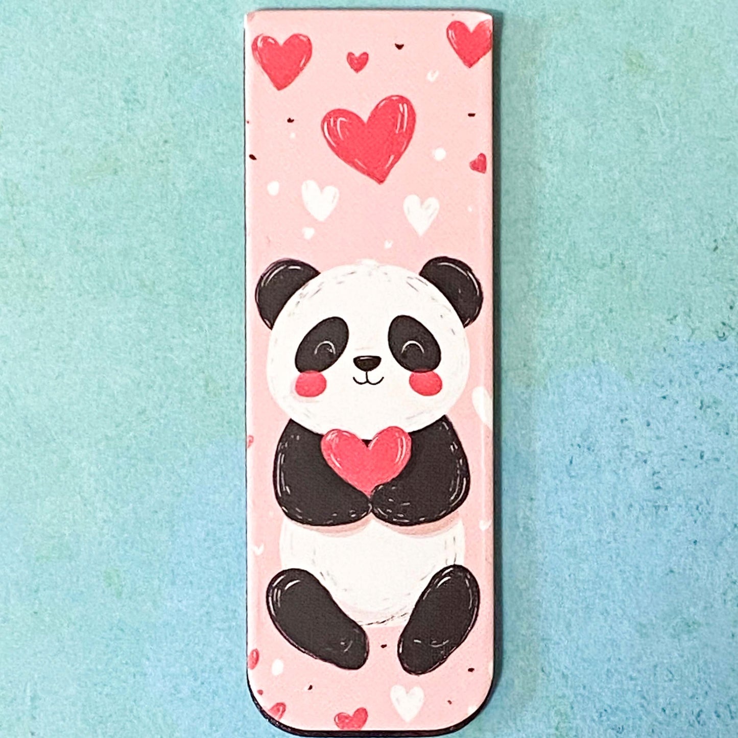 panda pandas magnetic book mark bookmark bookmarks cute kawaii gift gifts uk shop store pretty folding small mini present ideas floppy bookmk  fun
