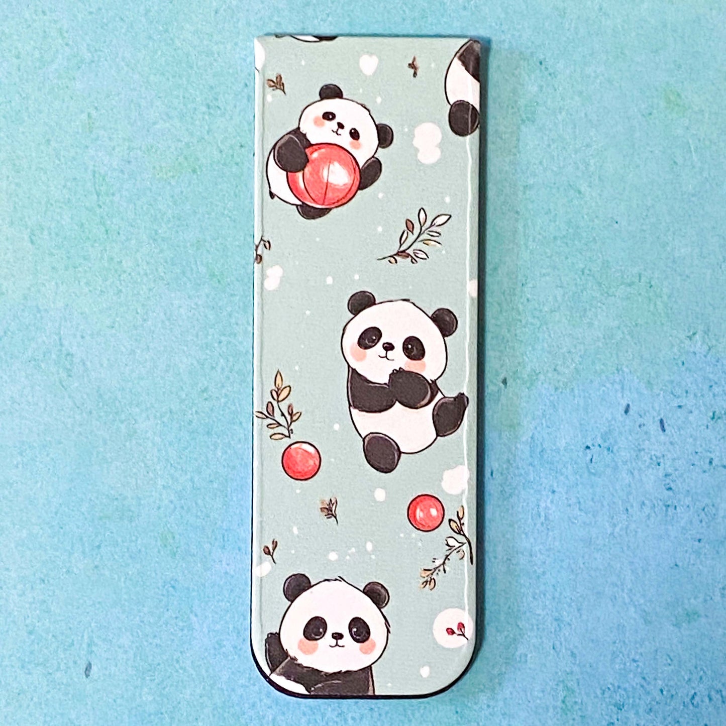 panda pandas magnetic book mark bookmark bookmarks cute kawaii gift gifts uk shop store pretty folding small mini present ideas floppy bookmk  fun