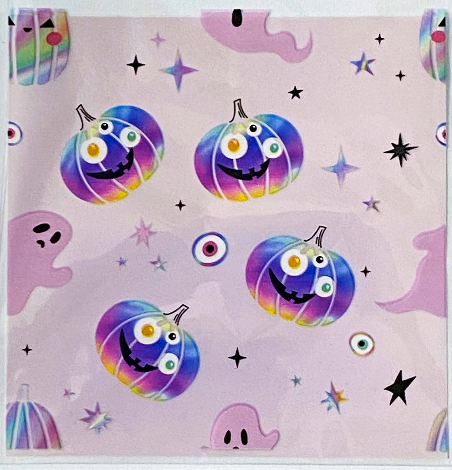 LARGE KAWAII HALLOWEEN CELLOPHANE BAGS 10cm SET of 3/6