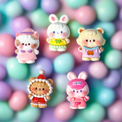 SPRING (and WINTER) ANIMAL Kawaii Resin FB Kitten Bunny Rabbit or Bear