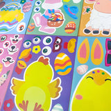 build your own picture sticker stickers easter spring activity sheet kids child childrens fun gift gifts uk cute kawaii egg eggs chick chicks bunny bunnies rabbit rabbits sheep lamb