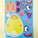 build your own picture sticker stickers easter spring activity sheet kids child childrens fun gift gifts uk cute kawaii egg eggs chick chicks bunny bunnies rabbit rabbits sheep lamb