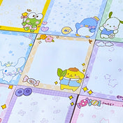 japanese character characters animal animals kawaii cute memo memos sticky not e notes pad square mini 20 pages uk stationery shop store pompompurin sanrio dog bunny rabbit puppy cat kitty hello note pochacho tuxedo sam kuromi my melody kerropi keroppi cinnamoroll