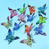 Jumbo 3D Butterfly Acrylic Beads- 39mm Large Hole Pack of 3