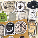 vintage potion bottle and poison bottles labels for antique scrapbook and laptops including apothecary label and spells