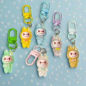 labubu lafufu labubus lafufus cute kawaii japanese anime resin charm charms keyring clip clips bag accessory gift gifts shop store uk metal rabbit rabbits scary funny toy