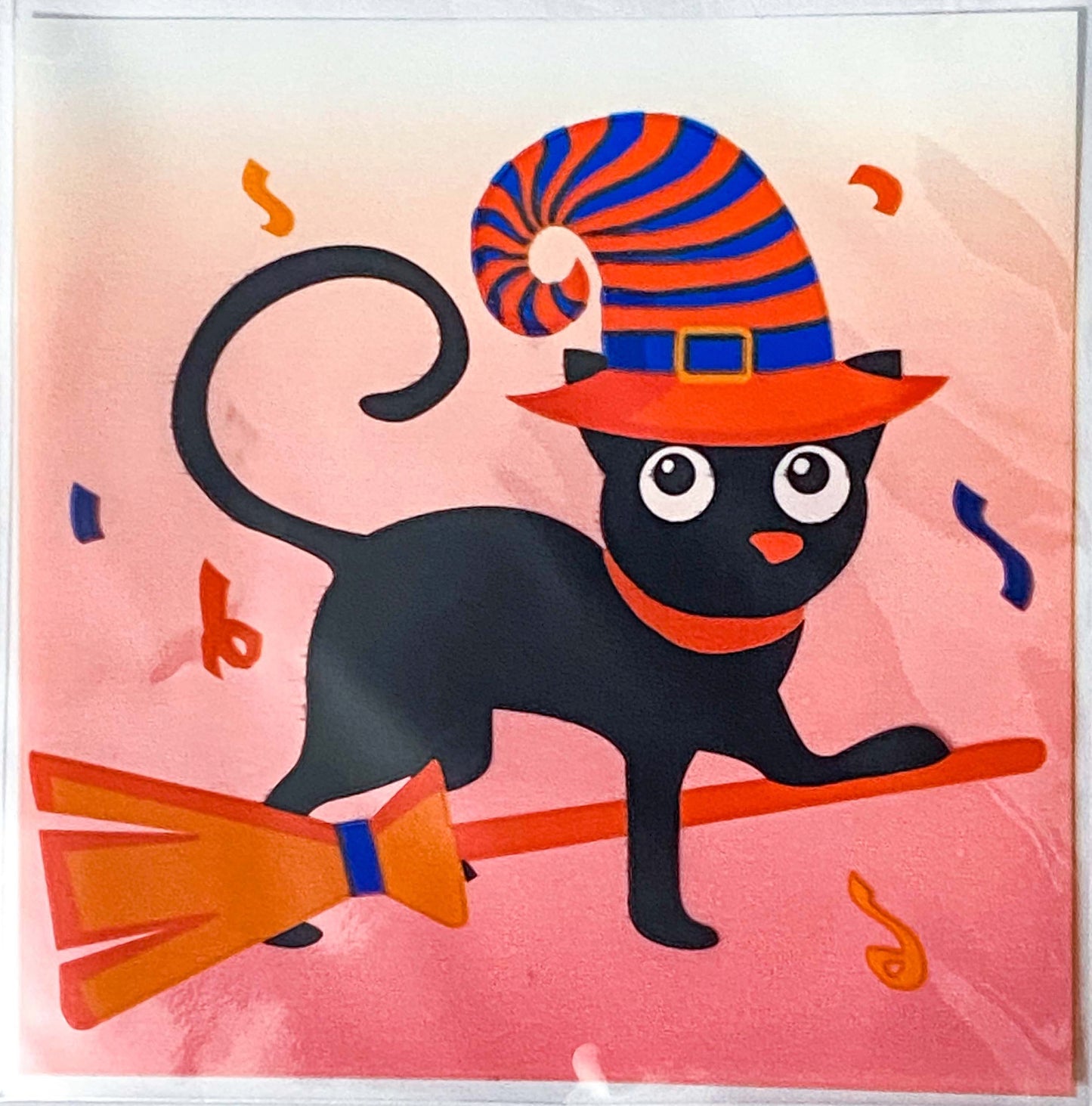 cello cellophane bag bags pack set ow owls ghost ghosts pumpkin pumpkins witch witches cat cats black cute kawaii fun kids packaging supplies uk party colourful bright 10 x 10cm