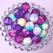 starry sky midnight galaxy stars ombre rainbow silicone galaxies pattern patterned 15mm round bead beads uk cute kawaii craft supplies shop store purple blue pink pastel 