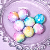 starry sky midnight galaxy stars ombre rainbow silicone galaxies pattern patterned 15mm round bead beads uk cute kawaii craft supplies shop store purple blue pink pastel 