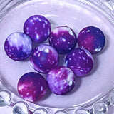 starry sky midnight galaxy stars ombre rainbow silicone galaxies pattern patterned 15mm round bead beads uk cute kawaii craft supplies shop store purple blue pink pastel 