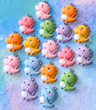 baby cute kawaii dino dinos dinosaur dinosaurs charm charms resin pendant uk craft supplies shop store pretty fun jewellery making lilac pink orange green yellow