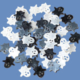 slim ghost ghosts halloween acrylic small mini tiny little fb fbs flat back backs flatbacks flatback embellishment embellishments uk cute kawaii craft supplies shop store white grey black 