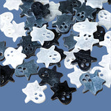 slim ghost ghosts halloween acrylic small mini tiny little fb fbs flat back backs flatbacks flatback embellishment embellishments uk cute kawaii craft supplies shop store white grey black 
