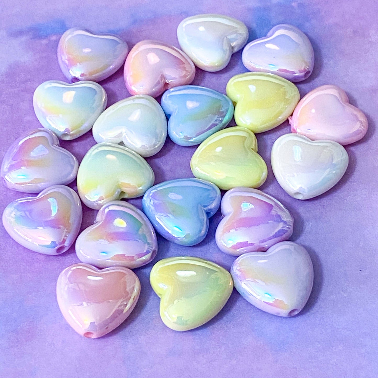 animal bead beads cat cats horse horses pony ponies large jumbo big iridescent pearly pearlised uk cute kawaii craft supplies shop store pretty jewellery making crafts heart hearts