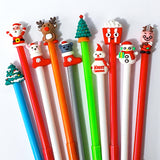 christmas festive pen pens fineline fine line gel ink black topper stationery cute kawaii fun kids gift gifts uk store supplies present stocking filler santa tree bear mouse reindeer rudolph snowman food