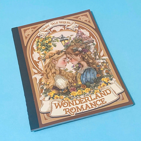 sticker book of 18 sheets of clear and translucent washi paper stickers of rapunzel fiarytale on a blue background