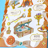 magical fairytale sticker packs of clear stickers on a blue background