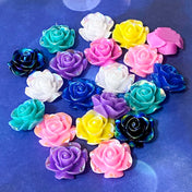 large jumbo big chunky resin acrylic flower flowers rose roses flatback flat back fb fbs flatbacks uk cute kawaii craft supplies shop store crafts pretty iridescent ab pearl pearly