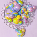 very large big bead beads pastel rainbow ombre colours colourful 30mm 3cms 3cm uk cute kawaii craft supplies shop beaded pen pens make your own jewellery store shop pretty iridescent