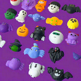 squishy squishie squishies squashy stress toy pocket anxiety relief soft fun gift gifts uk halloween spooky spider bat bats ghost pumpkin witch monster skull kawaii cute shop store 