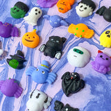 squishy squishie squishies squashy stress toy pocket anxiety relief soft fun gift gifts uk halloween spooky spider bat bats ghost pumpkin witch monster skull kawaii cute shop store 