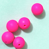 RAINBOW & PINK Themed SILICONE BEADS 15mm 30mm & 33mm