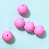 RAINBOW & PINK Themed SILICONE BEADS 15mm 30mm & 33mm