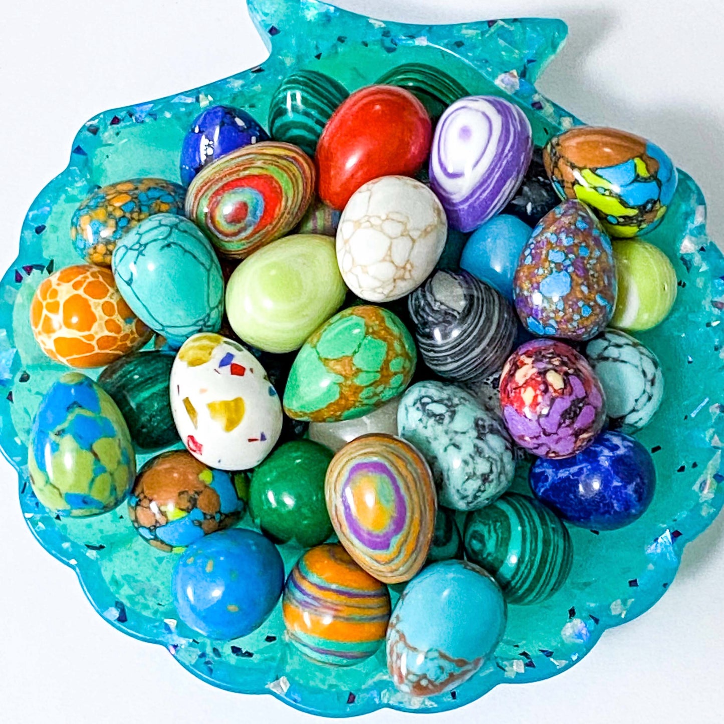 GEMSTONE EGG Palm Stone Worry Stones 20mm NEW STONES ADDED!