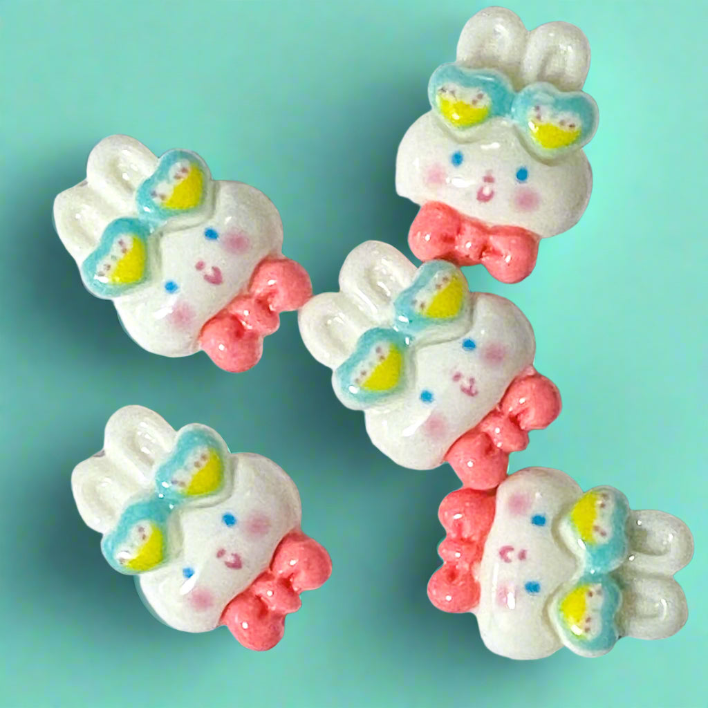 cute kawaii animal animals resin resins flatback flat back fb fbs embellishment craft supplies uk shop store sheep lamb cat cats rabbit rabbits bunny bunnies bear bears flower bow bows 