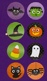 HALLOWEEN Large Sticker Seals 38mm ( 1.5 inch) Set 8/16