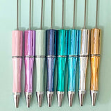 foil foiled pen base blank blanks beaded pens beading stationery build make your own cute kawaii planner addict shop store metallic shiny glossy  black ballpoint ink uk