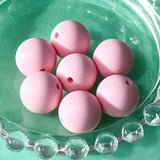 pink red and white silicone bead beads jumbo large big chunky 15mm 30mm lollipop lolly lollies cake cakes cupcake cupcakes uk cute kawaii craft supplies shop store beaded pen pens jewellery making make pattern patterned soft round 3d heart hearts food and drink