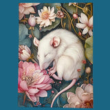 floral flower animal animals cute kawaii postcard postcards cards dark rich opulent illustrations art uk stationery supplies planner addict shop store cat kitten badger mouse rat hedgehog frog fox owl bird woodpecker rabbit bunny bear beautiful individual deep colours ornate snail