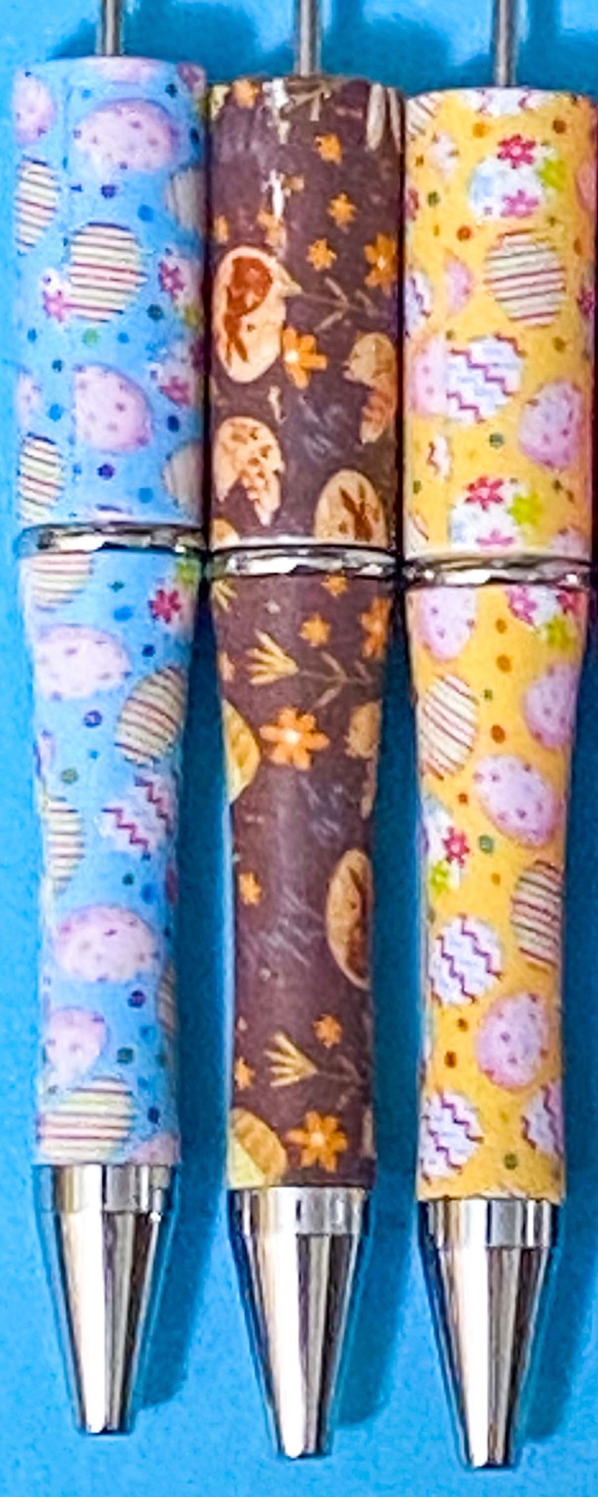 EASTER SPRING BLANK Base for Build Your Own Pens Black Ballpoint Ink