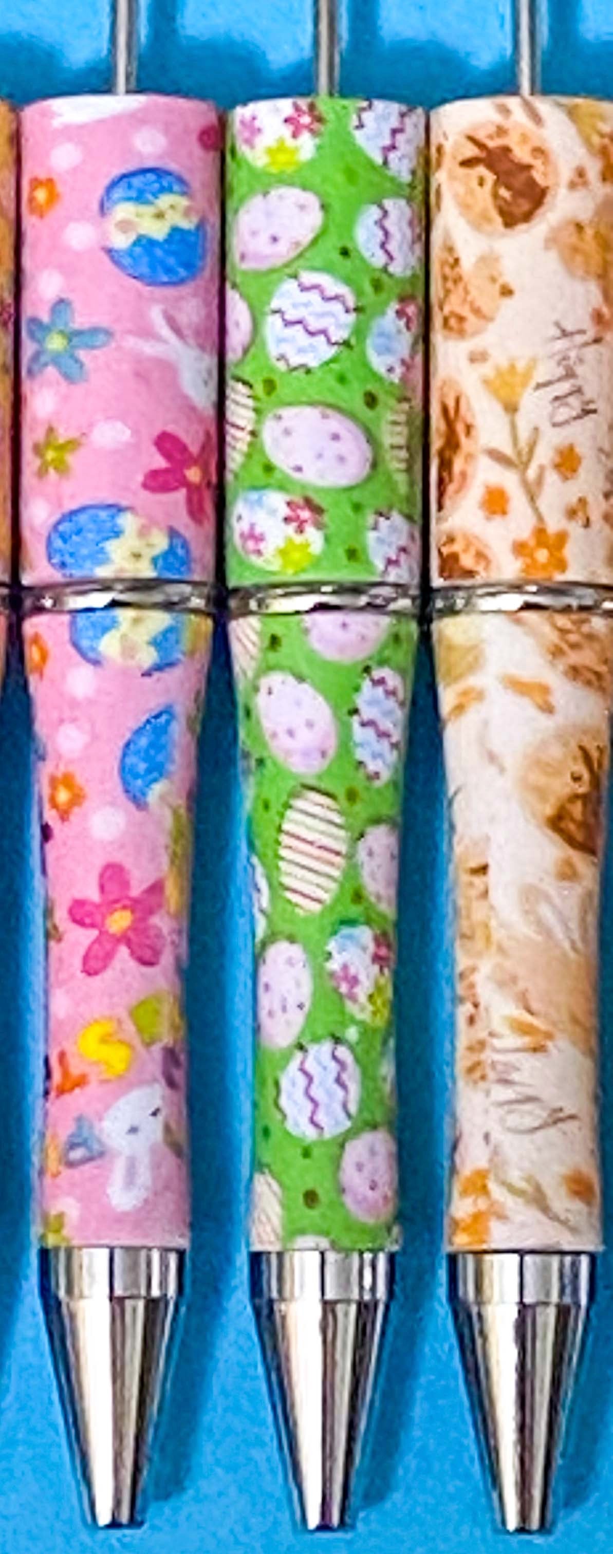 EASTER SPRING BLANK Base for Build Your Own Pens Black Ballpoint Ink