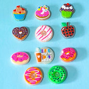 silicone pvc jumbo large big chunky 3d bead beads for making your own beaded pen pens jewellery cute kawaii craft supplies shop store uk pink green brown white red cupcake cake cakes donut doughnut donuts sweet sweets unicorn unicorns coffee candy chocolate strawberry toppers