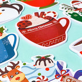 shaped sticky memo memos note pad pads notes kawaii cute festive christmas drink drinks cup cups mug mugs coffee hot chocolate uk stationery gift gifts shop store stocking filler fillers red green blue white snow snowman penguin santa reindeer