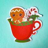 shaped sticky memo memos note pad pads notes kawaii cute festive christmas drink drinks cup cups mug mugs coffee hot chocolate uk stationery gift gifts shop store stocking filler fillers red green blue white snow snowman penguin santa reindeer