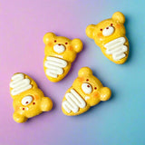 resin flatback flatbacks fbf fbs flat back food foods cute kawaii animals treat biscuit biscuits bear bears bunny bunnies cat cats pig pigs pink brown yellow white panda pandas kitty uk craft supplies shop store