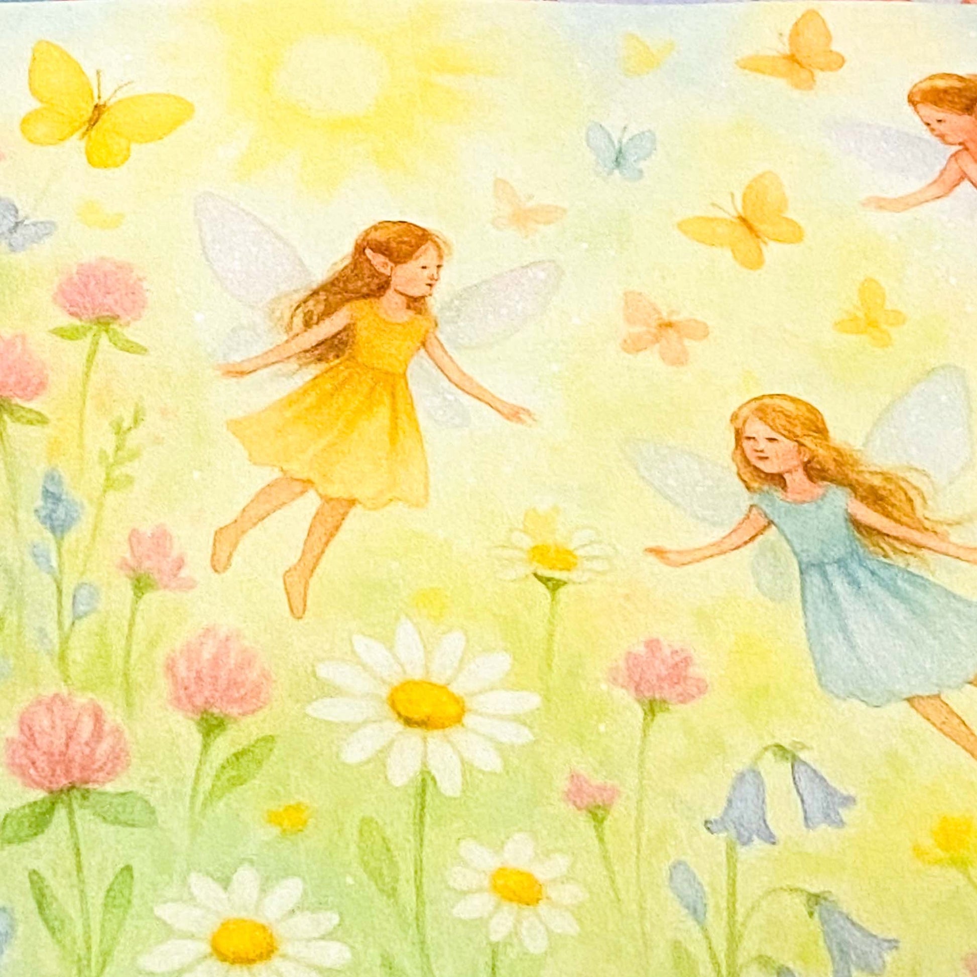 fairy story magical fantasy pack of 8 80gsm scrapbooking paper sheets with mushrooms, castles, crystals, dragons, books, animals and mermaids