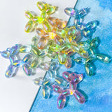 jumbo very big acrylic charm charms pendant pendants balloon balloons dog dogs puppy iridescent ab plastic resin craft supplies jewellery making shop store colourful pink blue green yellow clear uk