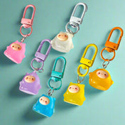 blob blobs monster monsters cute kawaii resin and metal keyring key ring chain bag charm charms pendant uk gift gifts shop store pink lilac purple clear yellow orange japanese turquoise keychains clip clips