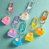blob blobs monster monsters cute kawaii resin and metal keyring key ring chain bag charm charms pendant uk gift gifts shop store pink lilac purple clear yellow orange japanese turquoise keychains clip clips