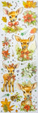 christmas festive deer baby deers plants flower flowers foliage green brown red white uk cute kawaii stationery supplies shop store planner addict holographic holo rainbow foil foiled pretty sheet sheets pack