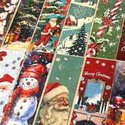 christmas festive card bookmark book mark bookmarks set gift gifts uk cute kawaii vintage retro victorian modern pretty stationery 