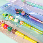 display bag bags cello long pen storage packaging supplies uk cute kawaii shop store pink lilac blue mint green stationery craft supplies big self seal resealable holo holographic