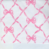 pretty pink and white bow bows tissue paper sheet sheets pack of 2 sample tester taster cute kawaii pastel colours uk stationery gift gifts wrap wrapping store shop